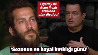 Acun Ilıcalı ve Ogeday Girişken arasında olay diyalog! 'Sezonun en hayal kırıklığı günü' 