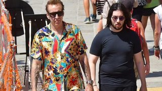 Nicolas Cage'den renkli İtalya çıkarması 