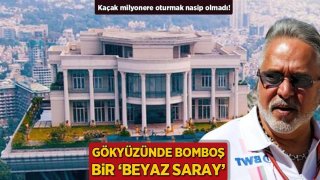 Kaçak milyonere oturmak nasip olmadı! Gökyüzünde bomboş bir 'Beyaz Saray' 