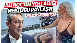 Ali Koç'un mektubunu paylaştı! Taraftar yorum yağmuruna tuttu