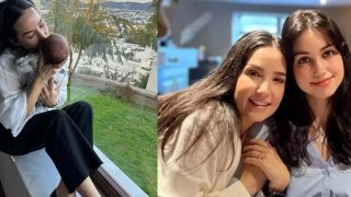 Güzel anne İpek Açar oğlu Ömer ile yeni paylaşım yaptı! “Arabada eğlendirme çabaları”