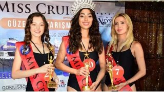 Miss Cruise Güzellik Yarışması'nın kraliçesi sağlık çalışanı Kadriye Nur Çelebi oldu